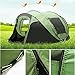 Tents 3-4 Person/People/Man Instant Pop Up Easy Quick Setup, Ventilated [2 Door] [Mesh Window] Waterproof 3 Season Big Family Privacy Dome Tent Shelter for Backpacking Picnic Travel