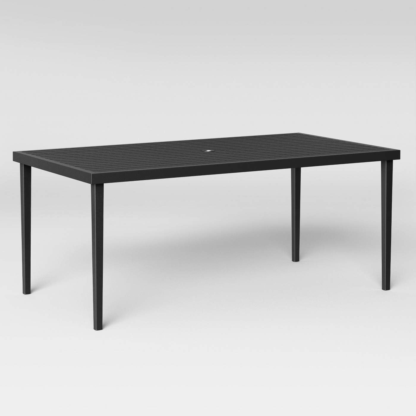 fairmont steel rectangular dining table