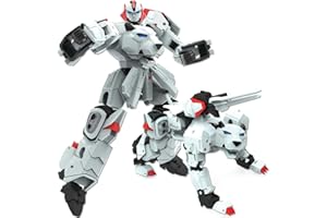 Wenbeier Animal Turn into Robot Toys Assembly Bear Action Figure for Kids Deformation Robot for Boys & Girls Ages 6-12