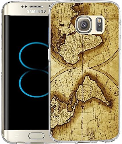 S8 Plus Case Vintage nautical maps, LAACO Scratch Resistant TPU Gel Rubber Soft Skin Silicone Protective Case Cover for Samsung Galaxy S8 Plus