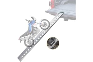 gardhom Motorcycle Ramp Dirt Bike Ramp Aluminum Motorcycle Carrier Mount 440 lbs Capacity Motorcycle Loading Ramp for Car Tailgat Pickups Trucks 72" Lx6.6 W 1 Piece