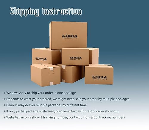 LIBRA 12" Mobile Home Trailer Brake Shoes Replacement Kits (2 Pairs) - 21031 In | Whizz Trailer Brakes - Foto 6