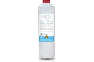AQUWOW 51300C Replacement Water Filter For Premium Filtration – Compatible with Elkay 51300C, 55898C, ERF750, EWF3000 – No Chip, Extended Service Life (1, 12")