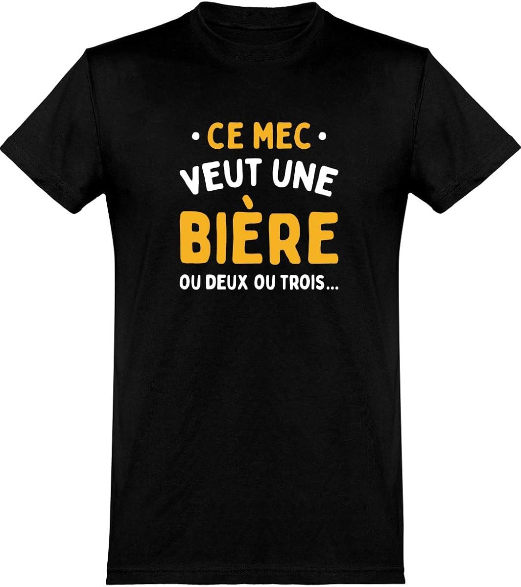 Fruit Of The Loom T Shirts For Men T Shirt Leffe Toi Et Marche Humour Biere Alcool Cadeau Ideal Anniversaire Pote Komornik Myslowice