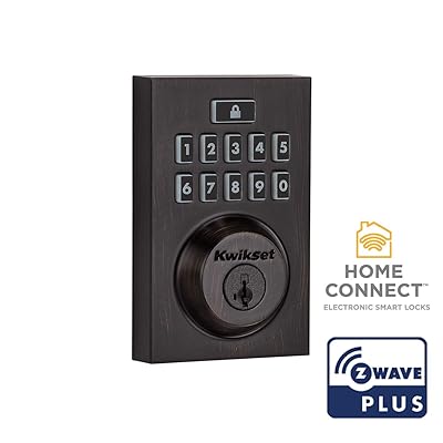 Buy Kwikset 99140 020 Smartcode 914 Modern Contemporary Smart Lock Keypad Deadbolt With Smartkey Security And Z Wave Plus Venetian Bronze Online In Indonesia B07dqbfb56