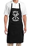 Mens BBQ Apron - King of the Grill Barbecue