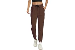 Rrosseyz Women Lightweight Joggers Pants with Pockets, Quick Dry Athletic Workout Soft Pant for Gym Running