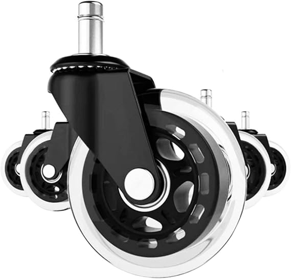 Set 5 Ruote Per Sedia Herman Miller | Per Parquet, Silenziose | Ricambio Per Aeron, Embody E Altre - Foto 12