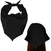 Ymapinc Headscarf for Women's Hair - Black Bandana Headband Scarf Head Scarf Hair Accessories for Women - Soft Cotton