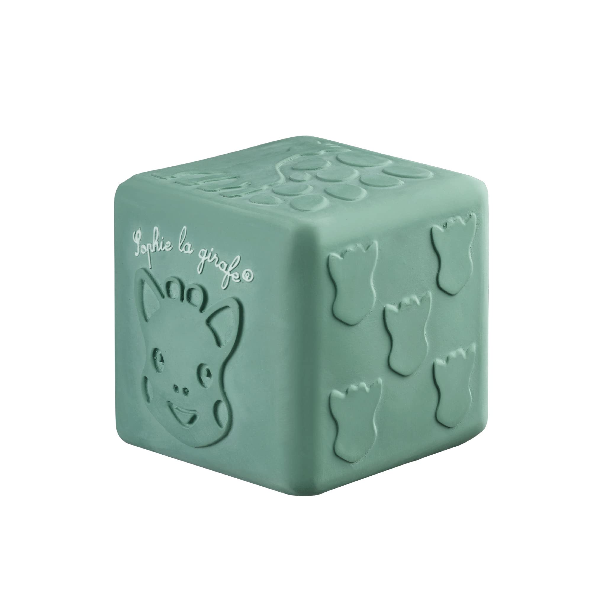 Sophie la girafe 5 Senses Cube with Textures - Touch, Green