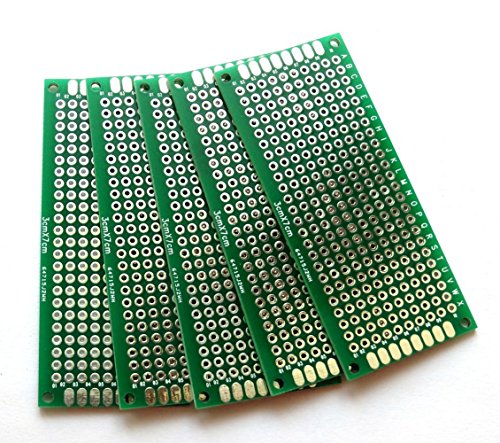20PCS Double-Side Prototype PCB Universal Printed Circuit Board Universal PCB Circuit Board (3x7cm) - Thumbnail 5