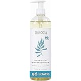 Puracy Natural Liquid Laundry Detergent, Hypoallergenic, Enzyme-Based, Free & Clear, 24 Fl Oz (Pack of 1)