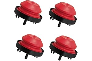 Kvjicdo 951-10639A 570682A Primer Bulb Fit for MTD Yard Machines Craftsman Troy-Bilt C-Cadet Tecumseh AV520 HMSK100 HMSK105 HMSK110 Snowblower Rep 751-10888 951-10888B (4 Pack)