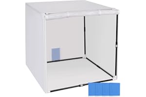 Whiidoom Spray Paint Booth, Portable Spray Paint Tent with Curtain, 30 x 30 x 30in Paint Tent for Spray Painting Projects, Ideal Painting Booth for Small Furniture