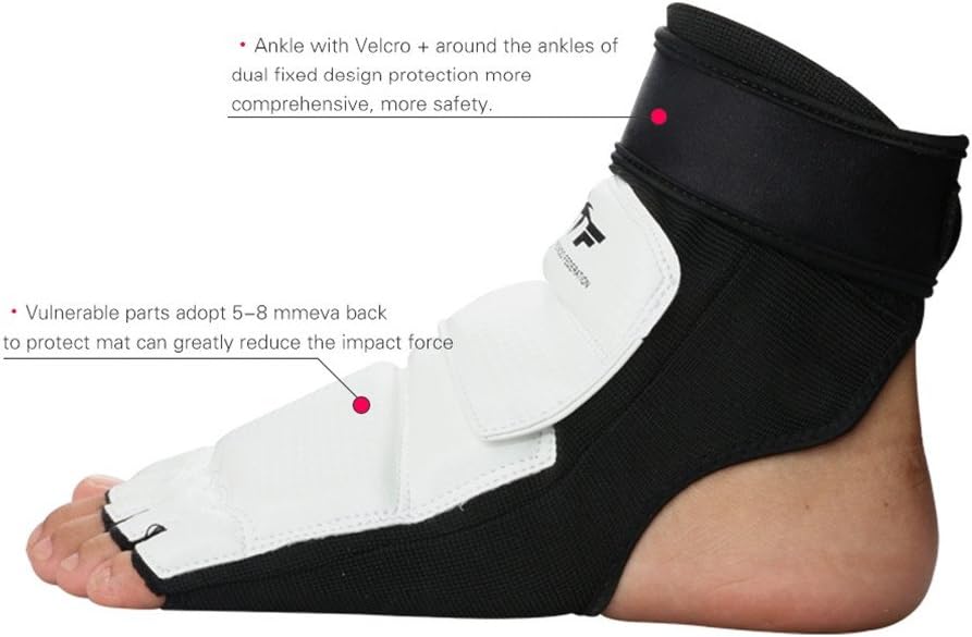 Lorsoul Taekwondo Foot Protector Gear Martial Arts Fight Feet Guard Ankle Support for Men Women Kids Boxing Kicking Punch Bag Sparring Training MMA UFC : Sports & Outdoors