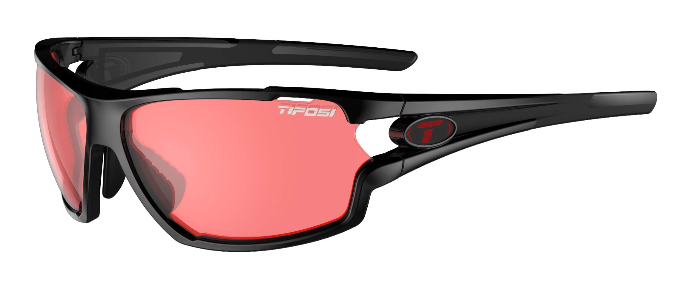Tifosi Amok Crystal Black/Enliven Bike Red Lens