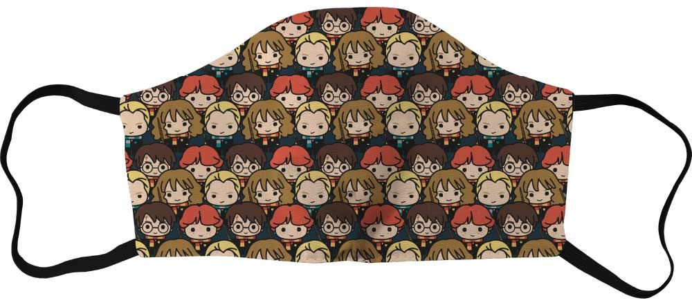 Harry Potter ACHAPOMMS005_A Mask, All-Over, One Size, Unisex, Allover, Allover :, One Size