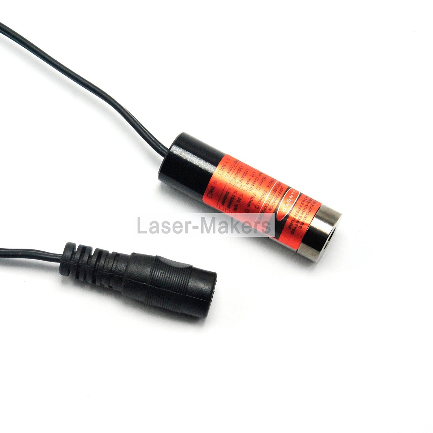 Focusable Line 650nm 5mW Red Diode Laser Module w/ 5V Adapter 13x42mm