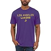 Junk Food NBA - Core Stacked - Officially Licensed Adult Short Sleeve Fan Tee for Men and Women