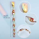 Yafe 8Pcs Reflective Bird Deterrents 30cm 7 Colors Wind Spinner view 3