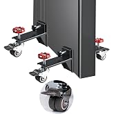 2 PCS Heavy Duty Door Board Dolly,Door Installation Tool，The Thickness of the Door Panel can be Adjusted to 0-3.2in，Door Lifter Tool with Rotating for Pre-Hung、Slab and Front Doors