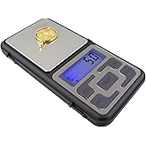 GemOro Platinum MP601 Jewelry Scale | Durable Precise Jewelers Premium Class Pocket Kitchen Scale | Digital Precision Tool | Expert Professional Reading &amp; Accuracy 600g x 0.1g