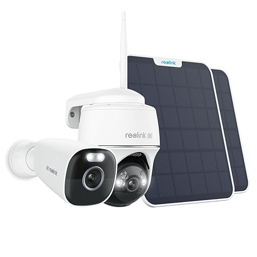 REOLINK Argus PT Ultra Argus Eco Ultra Bundle, 4K Security Camera