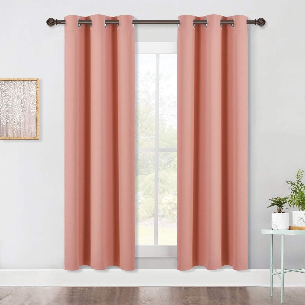 Amazon.com: NICETOWN Bedroom Curtain Panels Blackout Draperies, Home