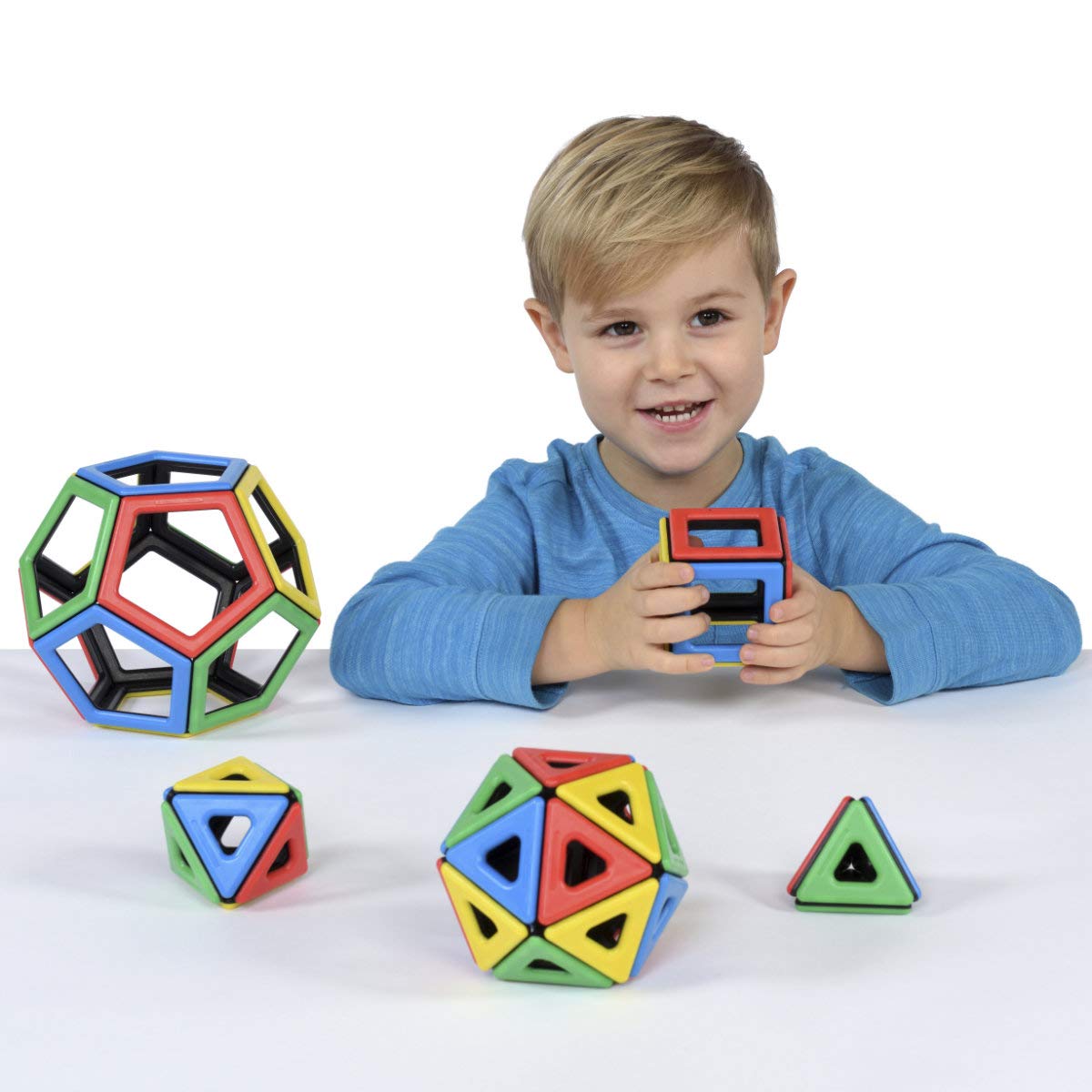 Polydron 50-5056 Magnetic Platonic Solids Set