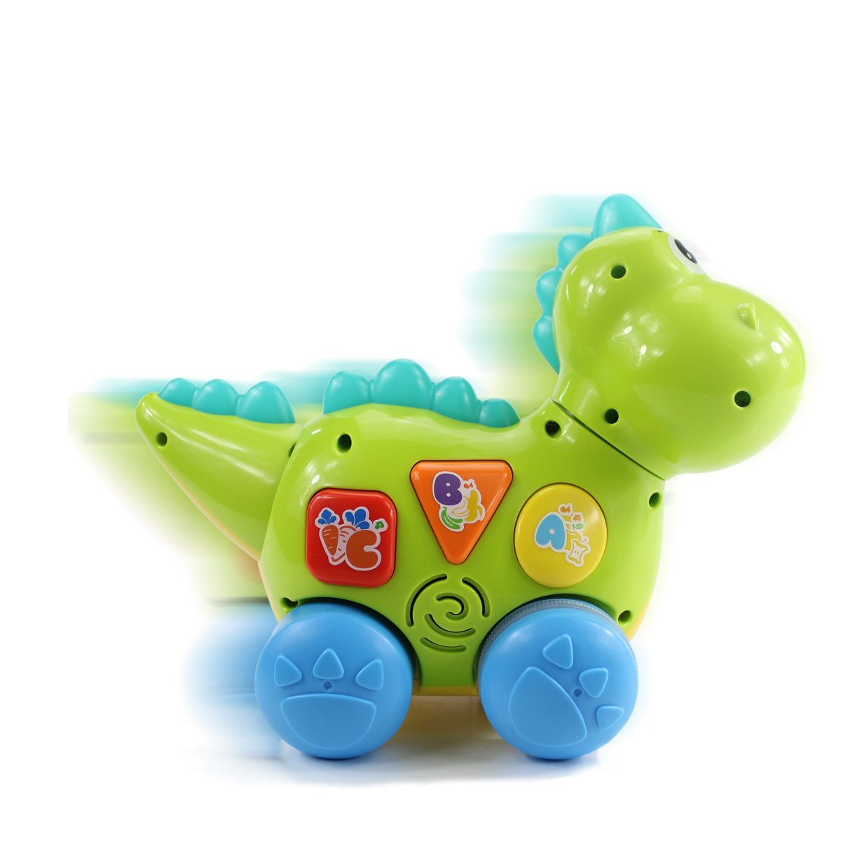 fisca Baby Toys Musical Walking Dinosaur for Babies & Toddlers, Preschool Learning Educational Toys with Lights and Music