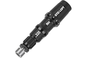 Gofotu Golf Shaft Adapter Sleeve .335 Tip Driver Fairway RH Compatible with Taylormade M1 M2 M3 M4 M5 M6 SIM SIM2 R15 QI10, Qi35 Stealth2, Stealth,BRNR Mini Driver Black