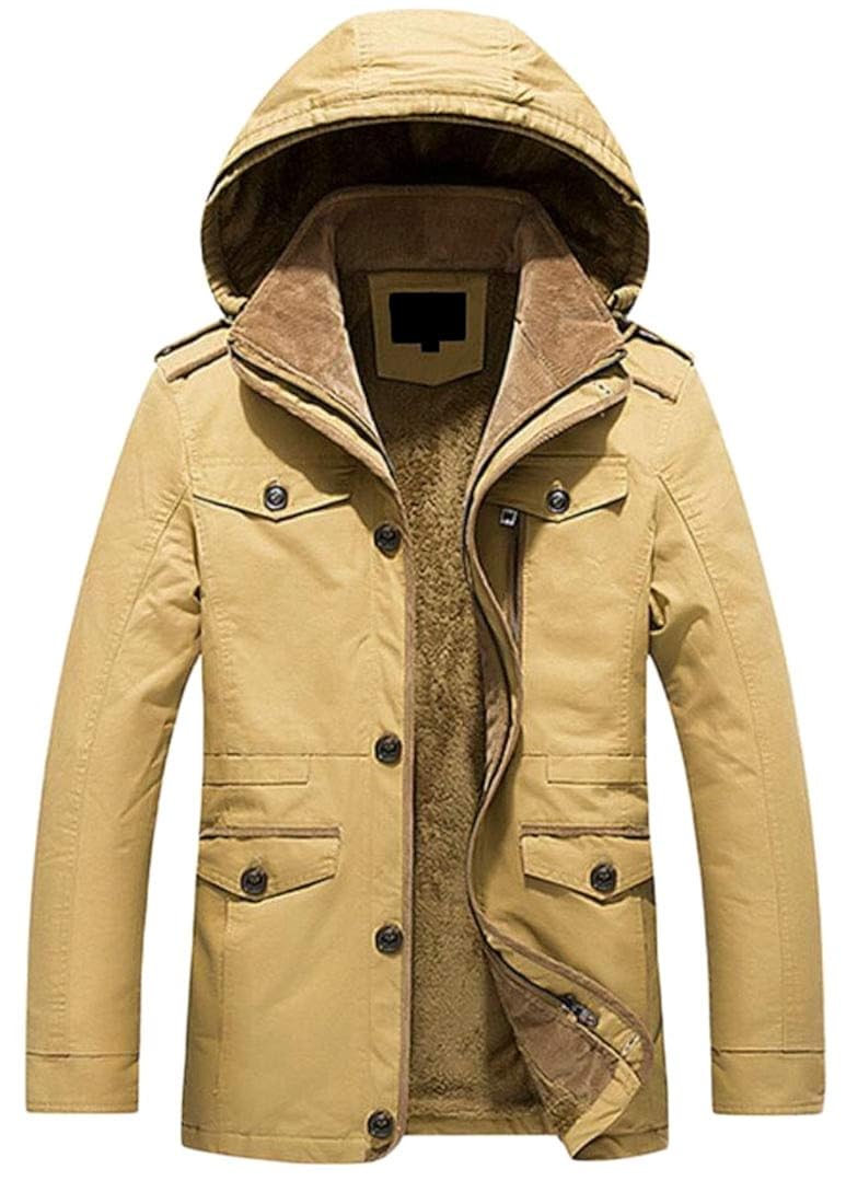 Generic Mens Outdoor Hoodies Faux Fur 