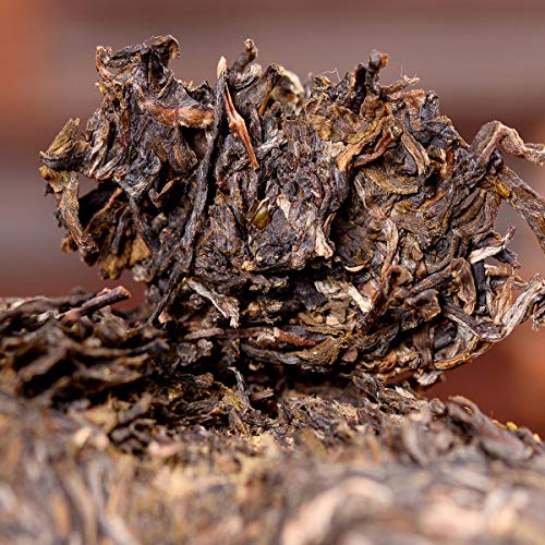 Chinesischer Pu'er Tee 100g (0.22LB) Roher Puer Tee Grüner Tee Bangwei Alter Baum Tee Kuchentee Alter Pu-Erh-Tee Alte… – Bild 6
