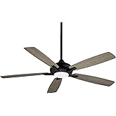 Minka-Aire F1001-CL Dyno XL 60" Ceiling Fan with LED Light & Remote, Coal Finish