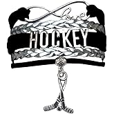 Infinity Love Hockey Charm Bracelet - Jewelry for Female Players, Mom or Teams