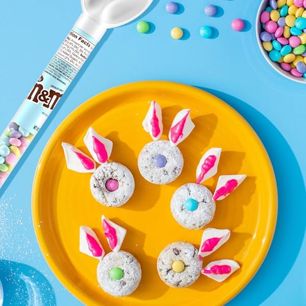 M&M’S MILK CHOCOLATE EASTER CANDY BUNNY CANE, 3-OUNCE
