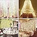 slashome Window Curtain Lights, 29V 306 LED 9.8 x 9.8 feet with 8 Lighting Modes Christmas String Fairy Lights for Wedding, Home, Garden, Party, Festival, Holiday Decor. (Warm White)