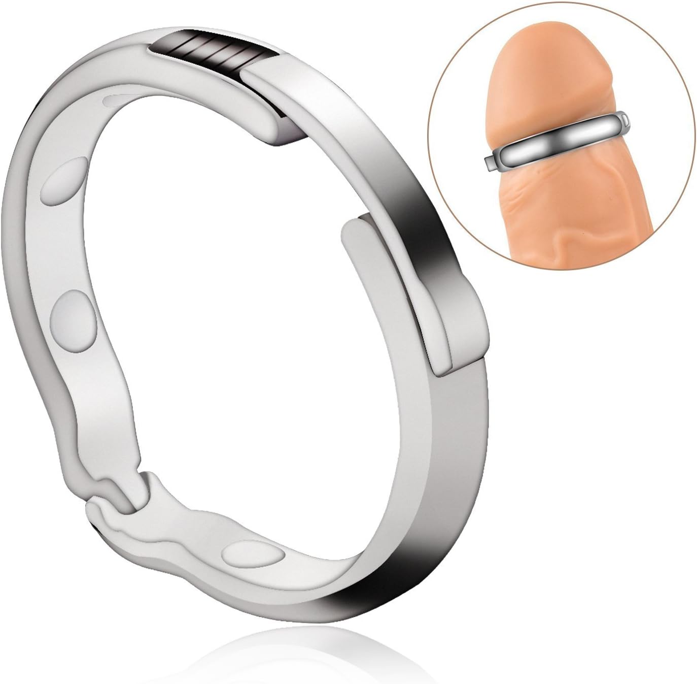 Стимулятор простаты с эрекционным кольцом и подхватом мошонки ORION Penisring 5182040000 - Orion - Эрекционные кольца - Купить