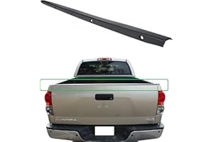 OLLTOZ Rear Tailgate Molding Cap Spoiler Replacement Compatible with Toyota Tundra 2007-2014 Tail Gate Protector 657170C051 TO1904101