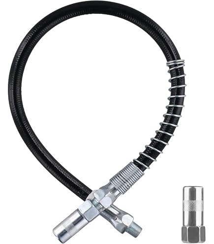 DCGG5703-42 Kit de tuyau de pistolet à graisse pour pistolet à graisse sans fil Dewalt 20 V Max, 0,3 cm NPT 106,7 cm Extension de tuyau de graisse flexible avec coupleur