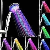Bathroom Showerheads AnGeer LED Multicolor 7 Colors Water Glow light Shower head