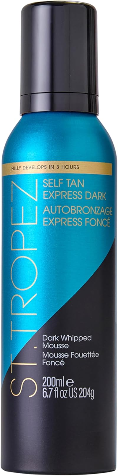 St.Tropez Self Tan Express Dark Whipped Mousse 200ml Fastest 3 Hour Tan
