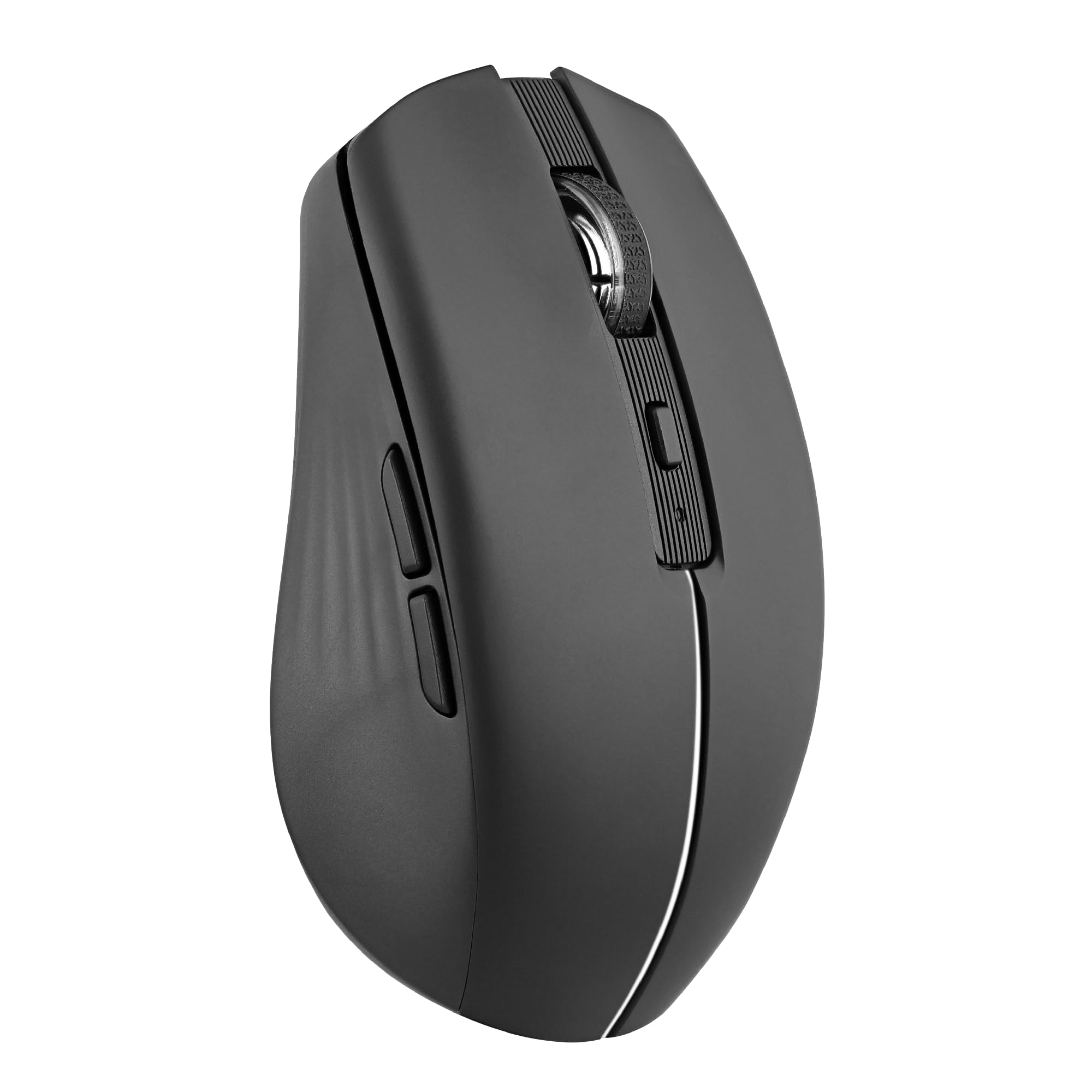 T'nB Kabellose Maus, Dual Mode Bluetooth und USB-A, Wiederaufladbar, Lange Akkulaufzeit, Leise, 1600 DPI Genauigkeit, 6 Tasten, Kompatibel mit Windows, Linus und MacOs - Schwarz 9