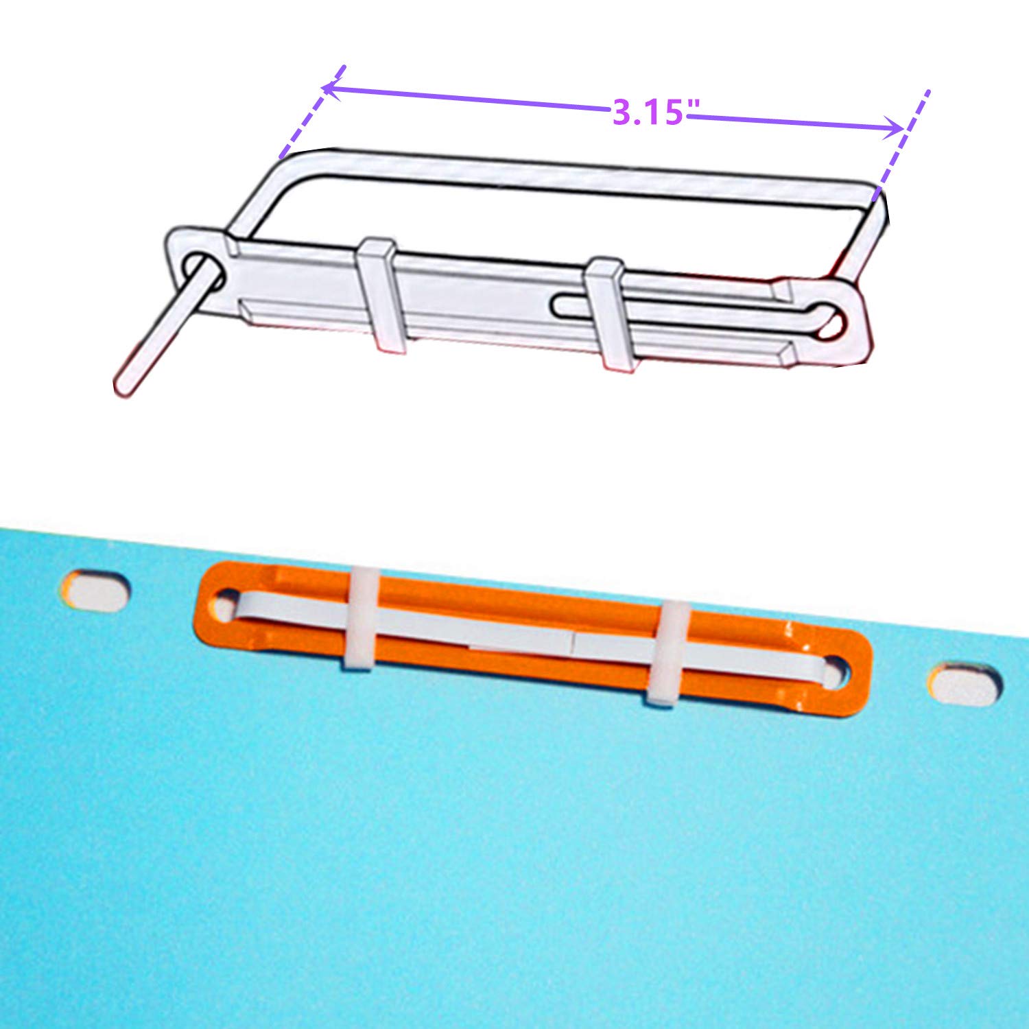 Loose Leaf Binder Rings Book Ring（15 Pack）Large 2 3/4 Inch Diameter Nickel Plated Silver