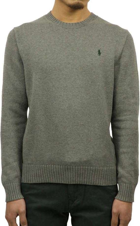 Amazon ポロ ラルフローレン Polo Ralph Lauren 正規品 メンズ セーター Cotton Crew Sweater Grey 並行輸入品 Xl コード 5 並行輸入品 セーター 通販