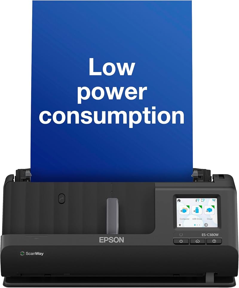 Epson ES-C380W Workforce Ultra-Compact Wi-Fi Scanner 30ppm
