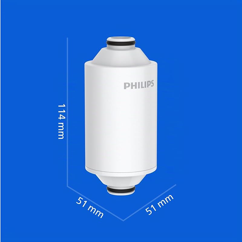 Water Cartucho de filtro para ducha, filtración en 3 etapas, elimina CLORO e IMPUREZAS, instalación fácil, capacidad de filtrado 50 000 L