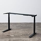 Jarvis Electric Adjustable Height Standing Desk Frame (Black)