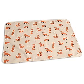 fox baby changing mat
