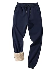 Gihuo Men's Winter Fleece Pants Sherpa Lined